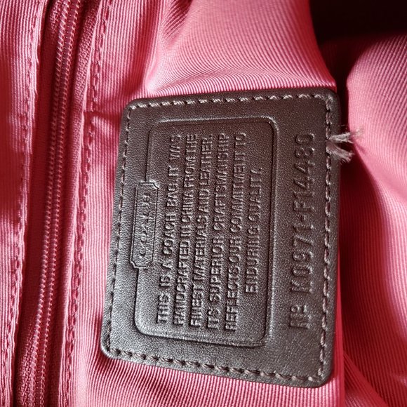 Vintage Rare Coach Horse & Carriage Sateen Shoulder Bag Purse - Picture 14 of 14